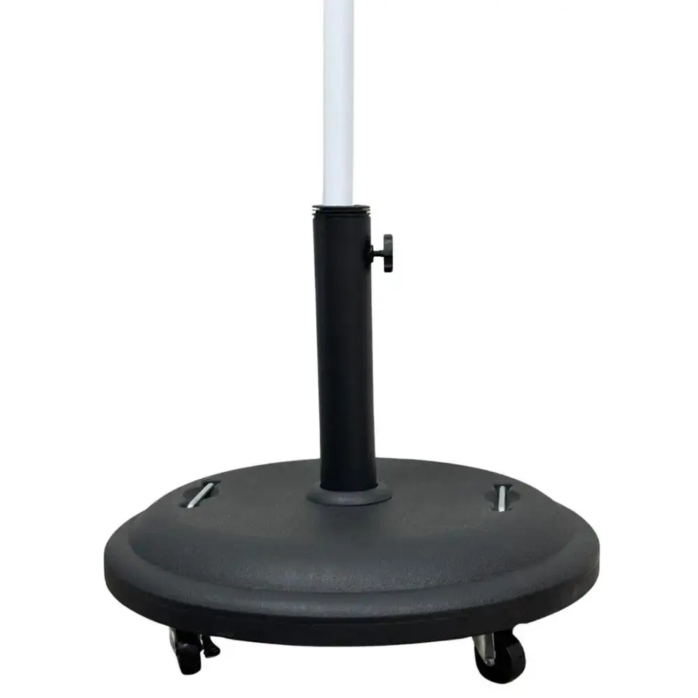 Base para ombrellone com rodas 50X50X36 CM 26KG preta IWBO50 ImportWay — fotografia 4