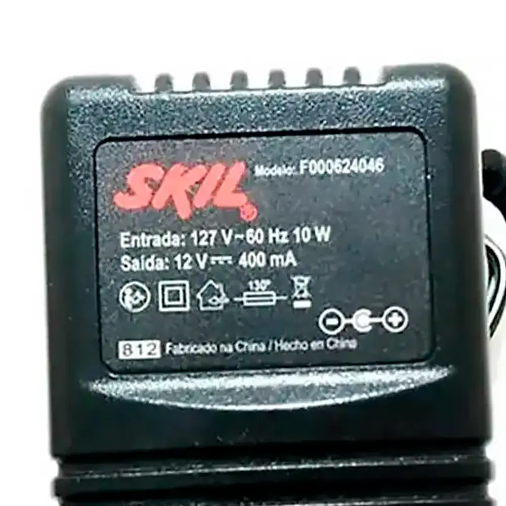 Fonte de carregador para parafusadeira 2212 9.6V - 12V F000624046 Skil — fotografia 4