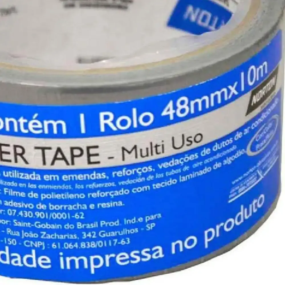 Fita Silver Tape 48 mm x 10 m com 5 Unidades NORTON — fotografia 4