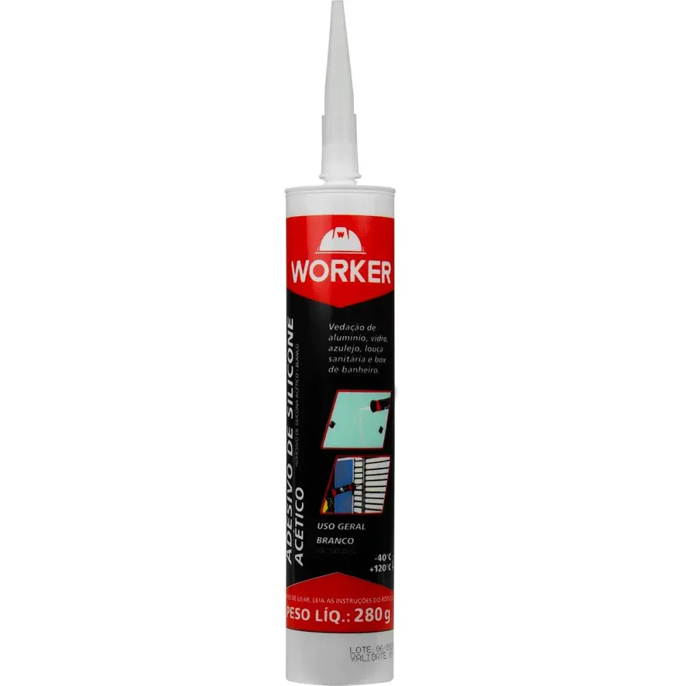 Silicone uso geral branco 280G Worker
