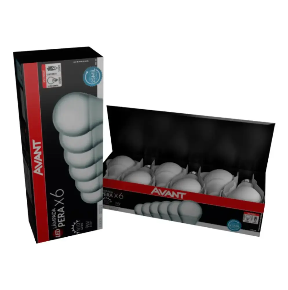 Kit 18 lâmpadas led 9W 6500K casa comércio Avant — fotografia 5