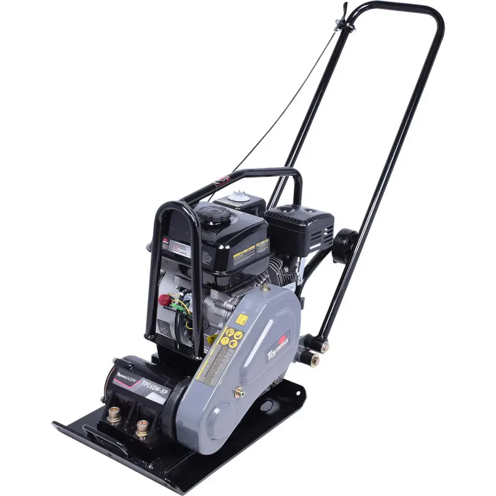 Placa vibratória compactadora gasolina 6,5HP TPW60W-XP Toyama — fotografia 3