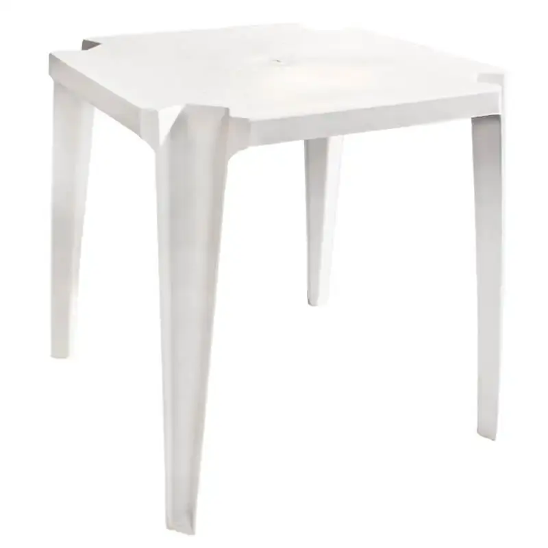 Conjunto de mesa firenze com 4 cadeiras poltronas ipanema empilháveis dolfin — fotografia 6