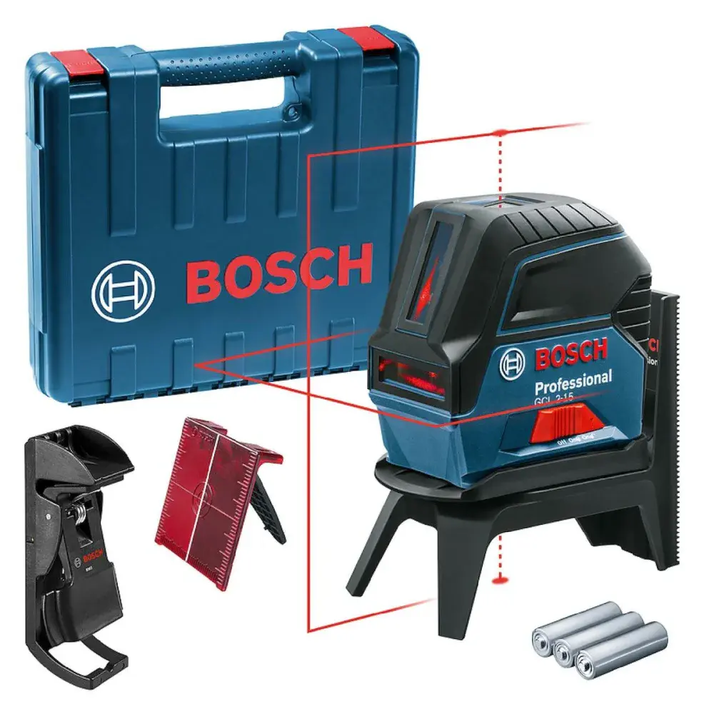 Nível a laser gcl 2-15 5/8” 15M vermelho Bosch