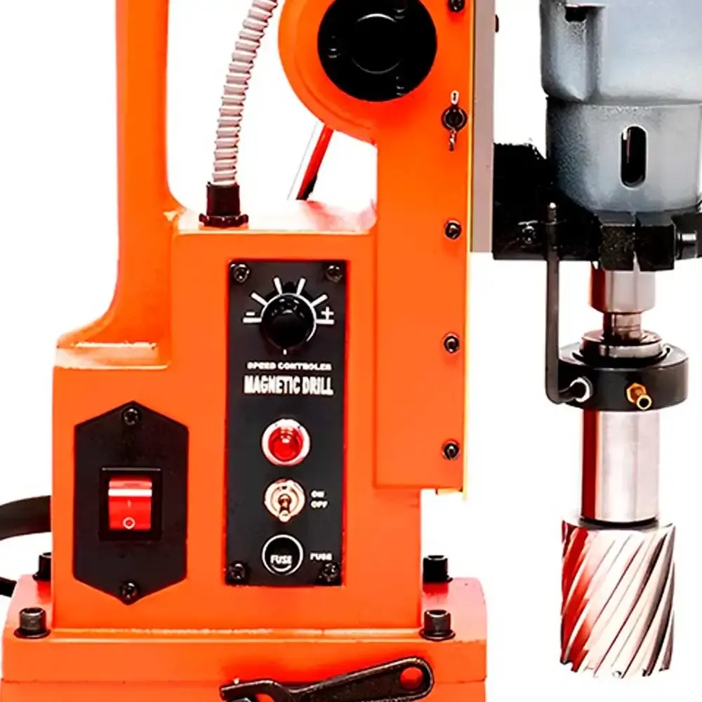 Furadeira de base magnética FE-45 1200W com acessórios FE4500B Merax 220 V — fotografia 3