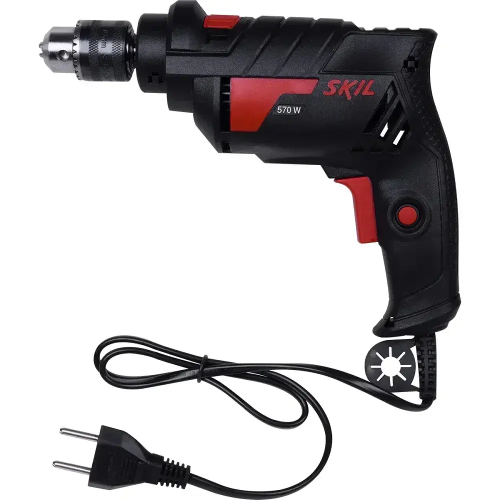 Furadeira de impacto elétrica 6600 10MM 3100RPM 570W 220V Skil — fotografia 8