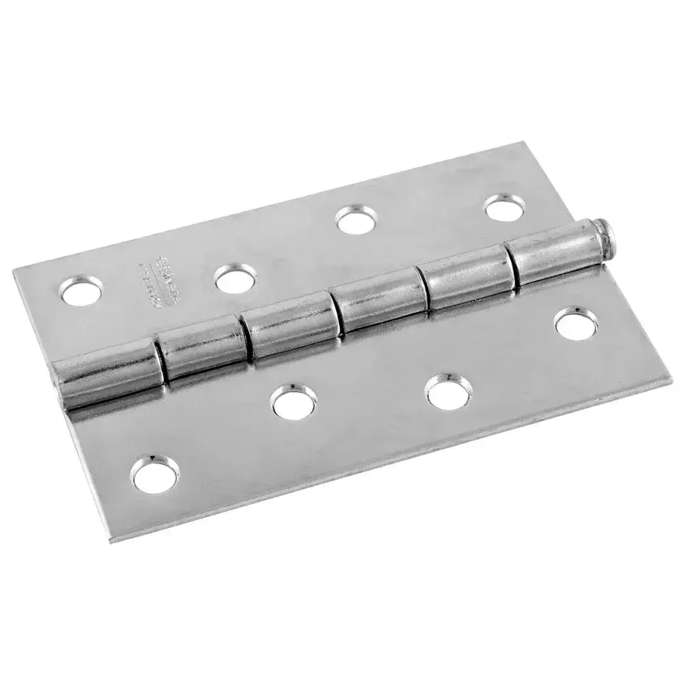 Dobradiça de ferro zincada pino simples 4” com 3 peç Silvana — fotografia 2