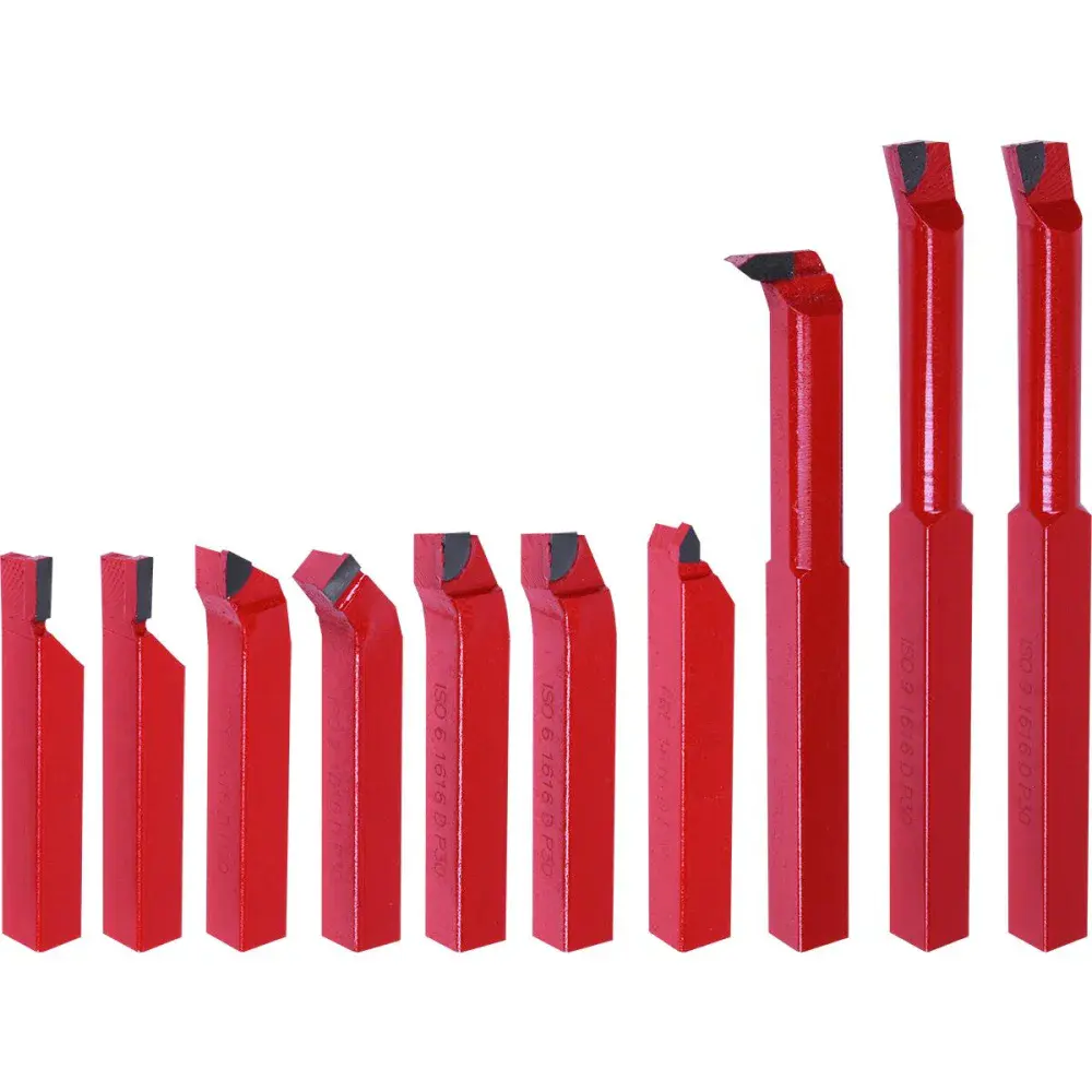 Jogo de bedame para torno 16X16MM com 10 peç Bumafer