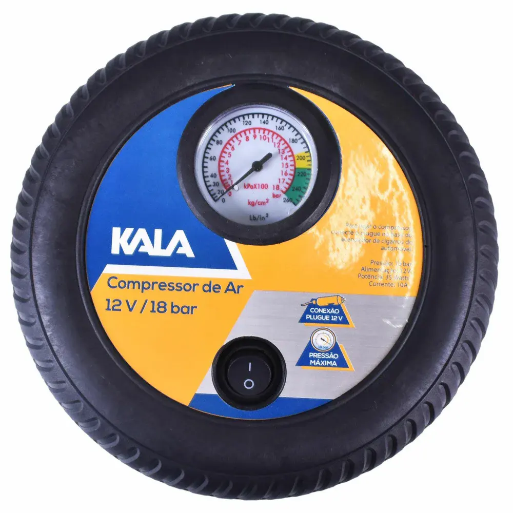 Compressor de ar 18 bar 35W 12V Kala — fotografia 3