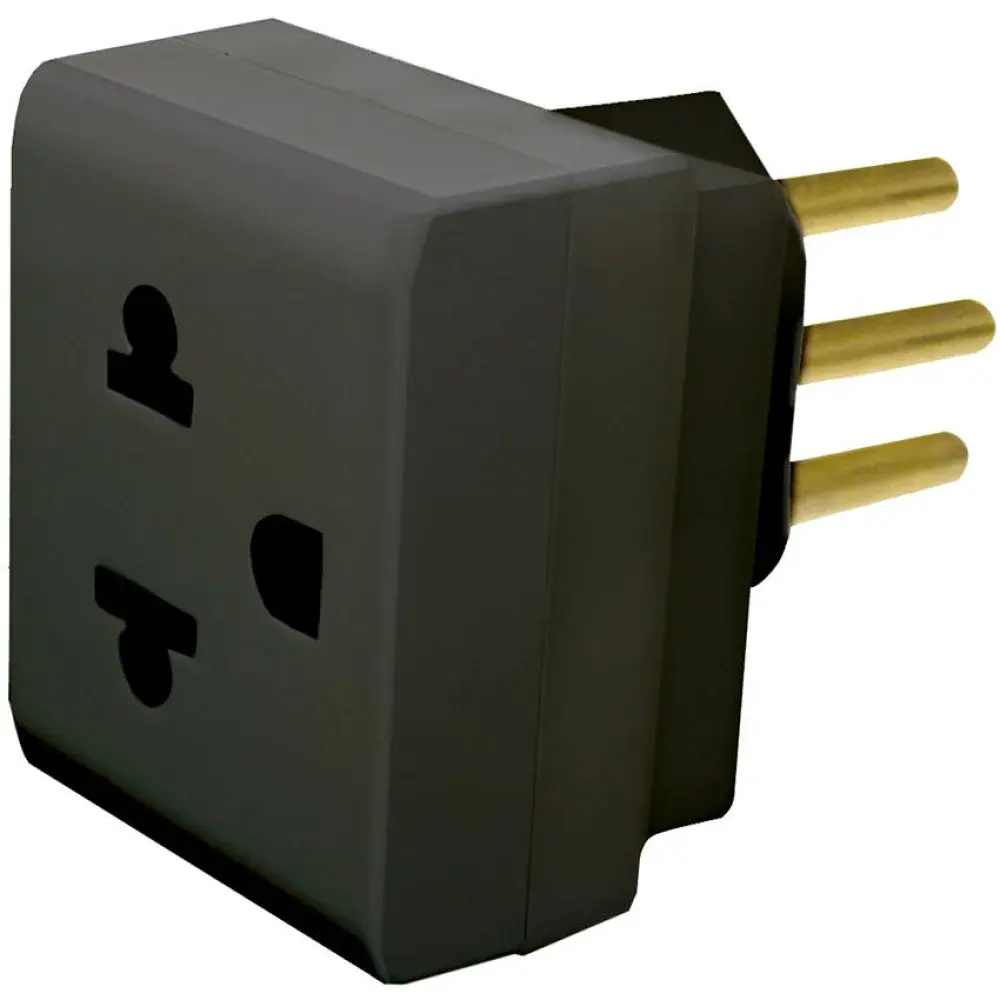 Adaptador preto universal para 2P+T Pial