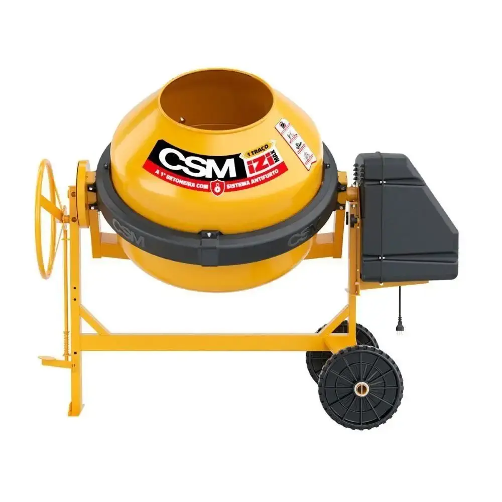 Betoneira 1 traço 400L motor 2CV IZI MAX com sistema antifurto CSM 110 V — fotografia 4