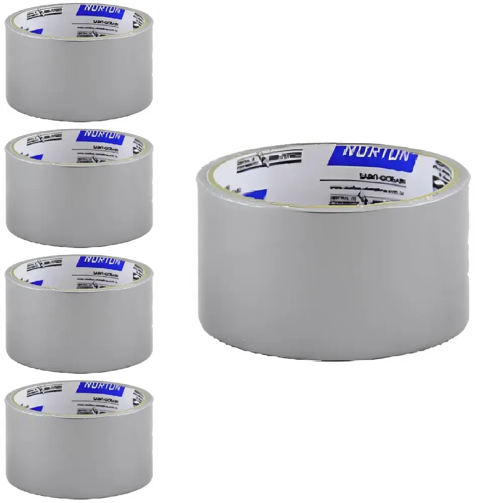 Fita Silver Tape 48 mm x 10 m com 5 Unidades NORTON — fotografia de referência