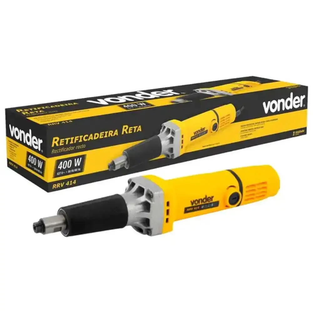 Retífica industrial 400 watts 1/4 polegada RRV-414 220V Vonder — fotografia de referência