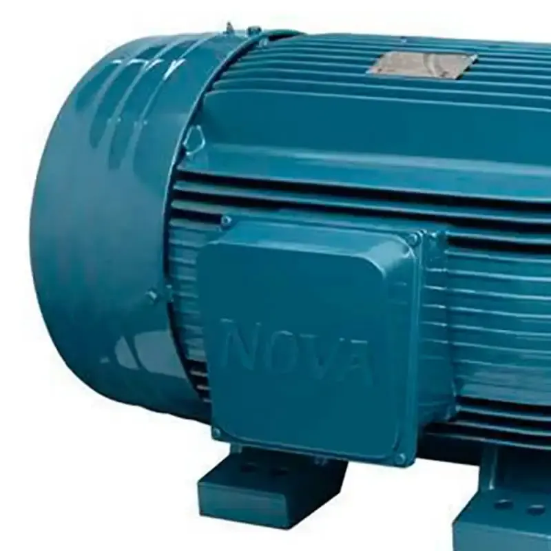 Motor elétrico 3.0HP 2.2KW trifásico blindado 2 pólos 3600RPM alto rendimento nova — fotografia 2