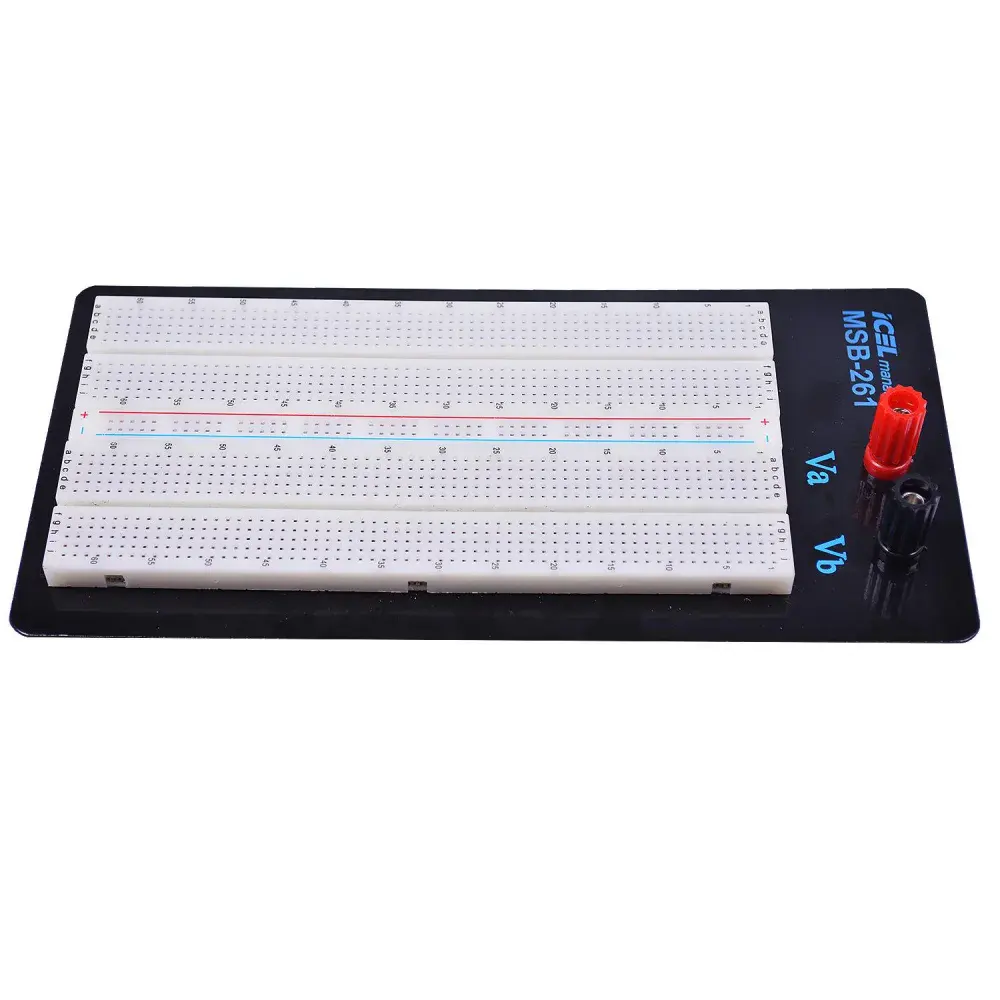 Protoboard com 2 bornes 1360 furos MSB-261 Icel — fotografia 3