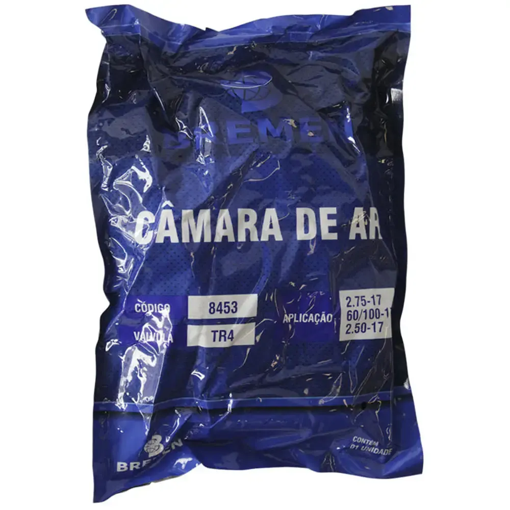 Câmara de ar aro 17 pneu dianteiro para moto bis 8453 Bremen — fotografia 3