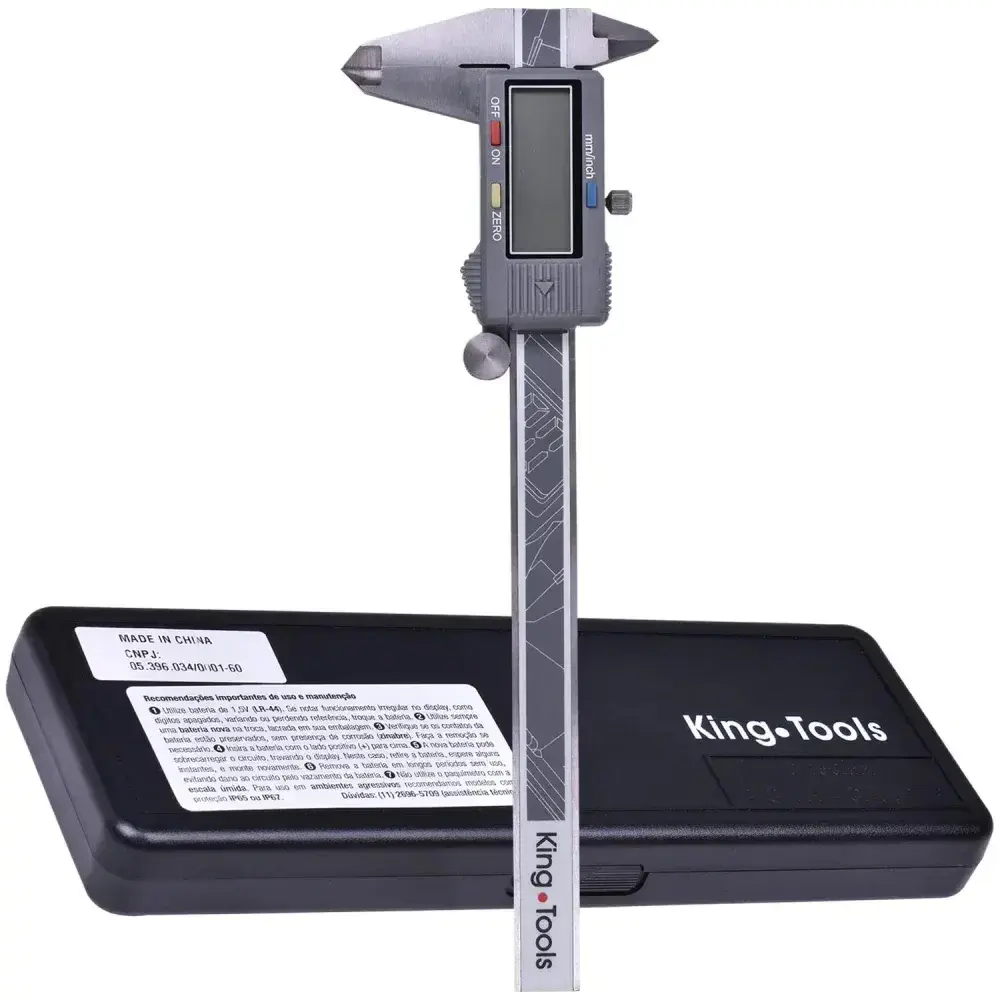 Paquimetro digital 150MM 0,01 mm kingtools 502150BL King Tools — fotografia 6