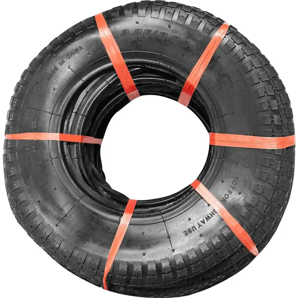 Pneu 2 Lonas 3,25 x 8 POL para Carriola NOVE54 — fotografia 3