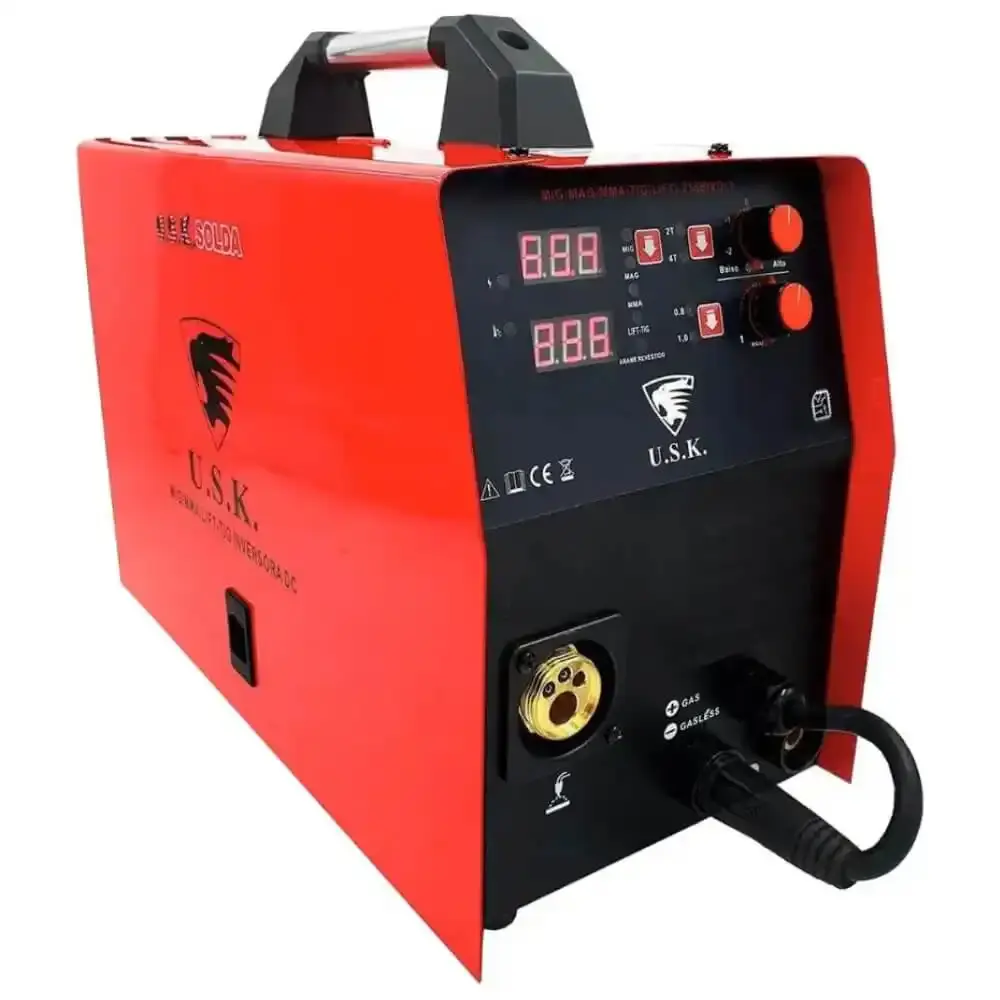 Maquina de solda inversora multiprocessos MIG | MAG | MMA | TIG bivolt LIFT-255 USK — fotografia 2