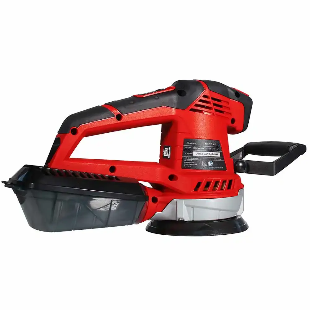 Lixadeira roto-orbital 400W 5 POL com maleta e coletor te-rs 40 e Einhell 110 V — fotografia 3