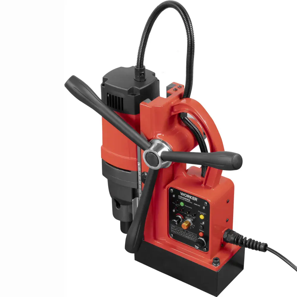 Furadeira base magnética 1700W 220V Worker — fotografia 5