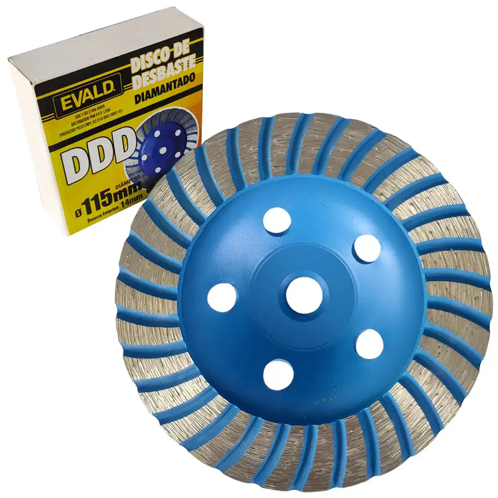 Disco de desbaste diamantado 4.1/2 POL azul 13203 Evald