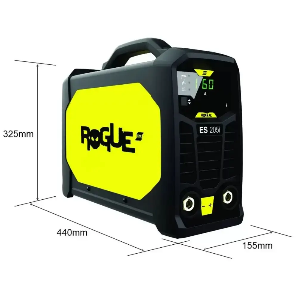 Máquina de solda inversora 160A LHN ES-205I DV rogue bivolt Esab — fotografia 4