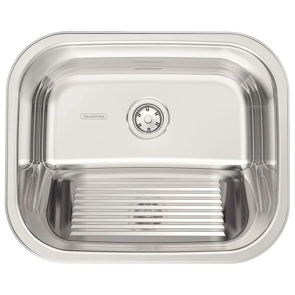 Tanque hera em inox polido 34L 50X40CM Tramontina