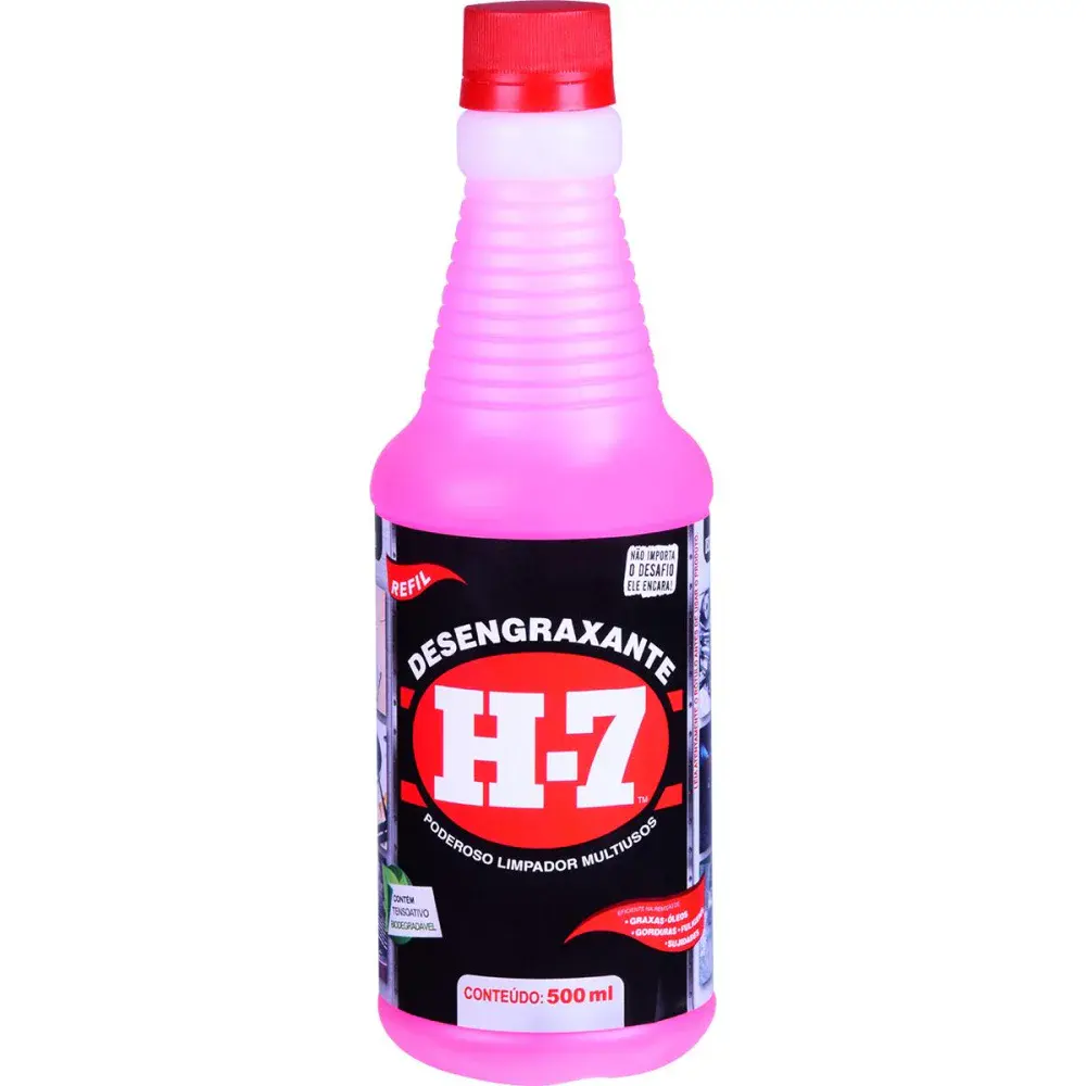 Desengraxante para limpeza pesada frasco 500 ml H-7 H7