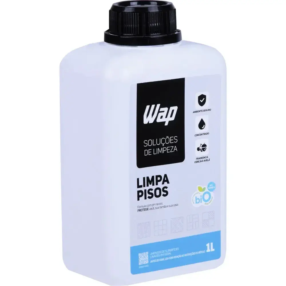 Limpador de porcelanato e pisos limpa pisos 1 litro Wap — fotografia 6