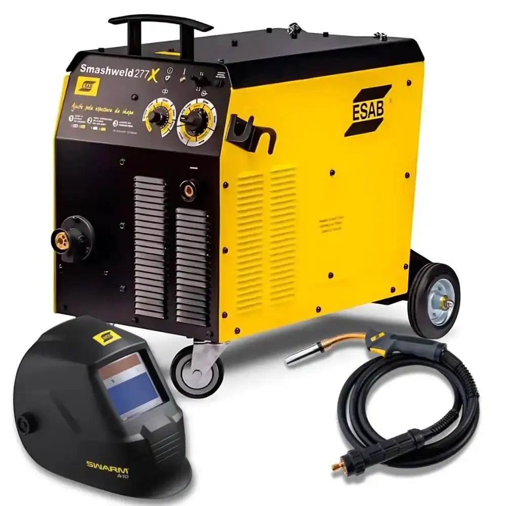 Solda mig/mag 250A com tocha e máscara automática A10 Esab — fotografia 2