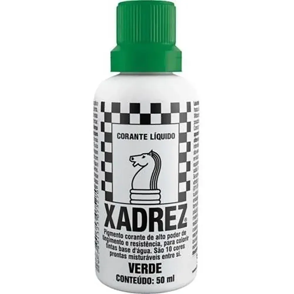 Corante líquido verde rez corante 12 peç Xadrez Corante