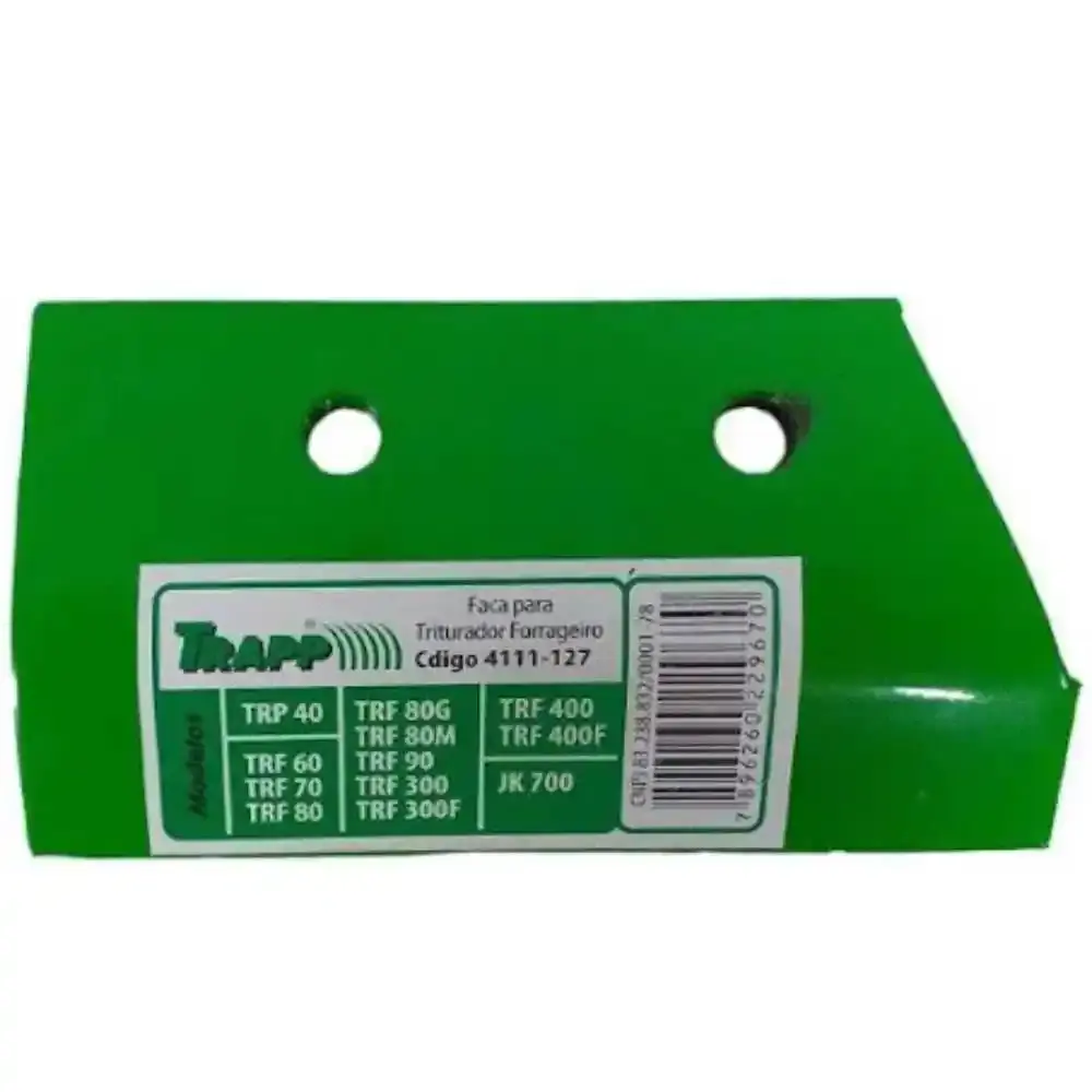 Faca triturador para forragem TRF70/80/90/300/400/TRP-40 Trapp — fotografia 2