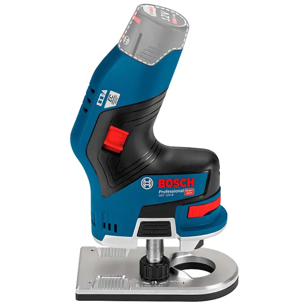 Mini tupia gkf 12V-8 professional sem fio Bosch — fotografia de referência