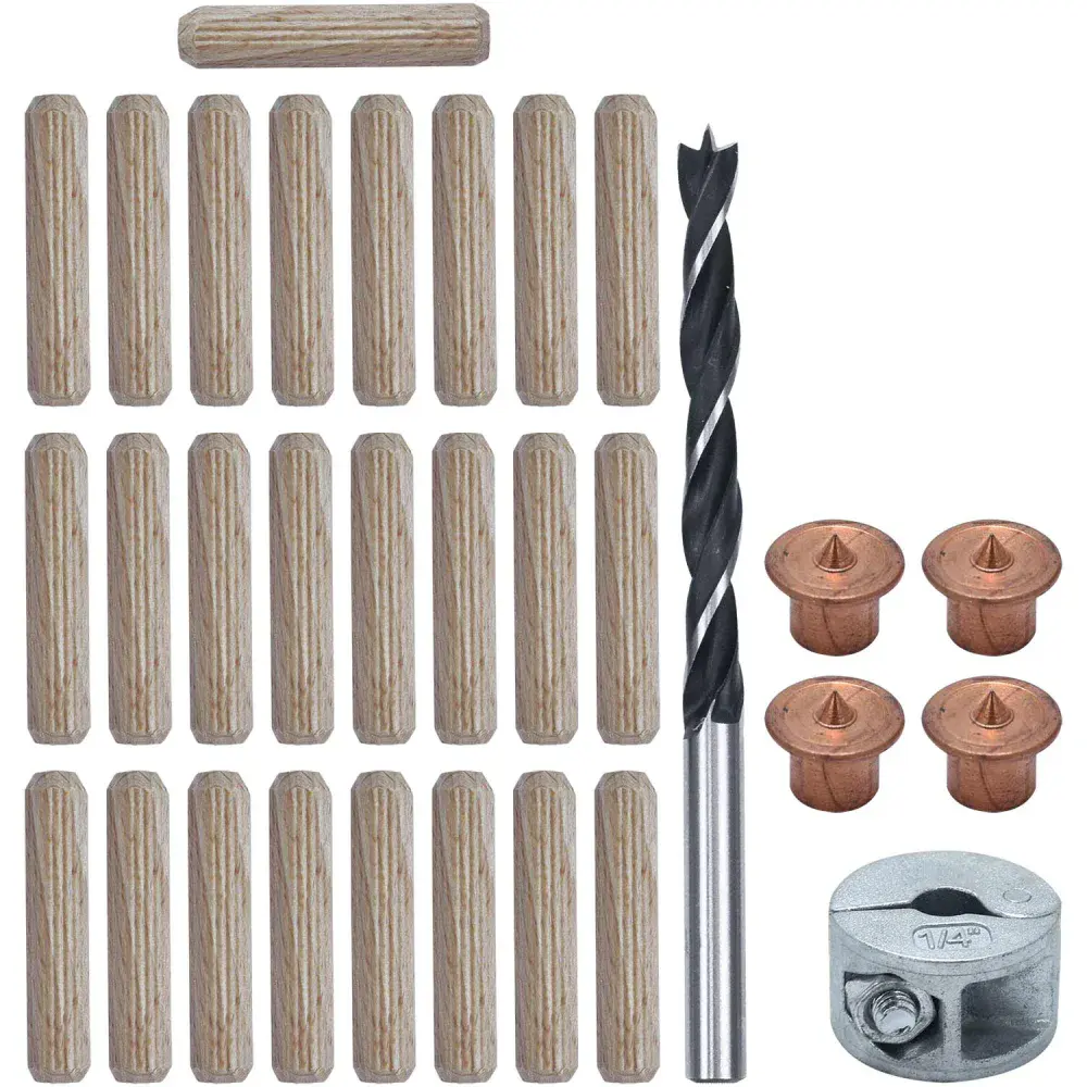 Conjunto para cavilhar de 6MM - Wolfcraft - 291600