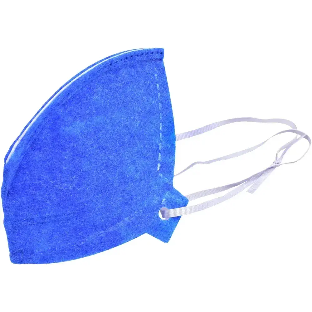 Máscara de proteção PFF2 azul sem válvula kala-plasticor — fotografia 5