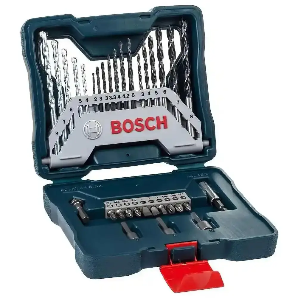 Parafusadeira Elétrica 400W cabo 4m com Kit de Pontas 33 Peças BOSCH 220 V — fotografia 3
