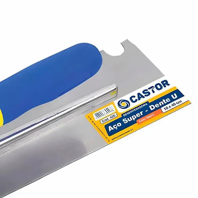 Desempenadeira Dente U Para Revestimento 10 x 40CM CASTOR — fotografia 4