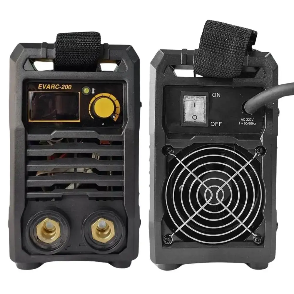 Máquina solda inversora MMA 200A bivolt EVARC-200 com máscara automática DIN 11 EVF1020 Evald — fotografia 5