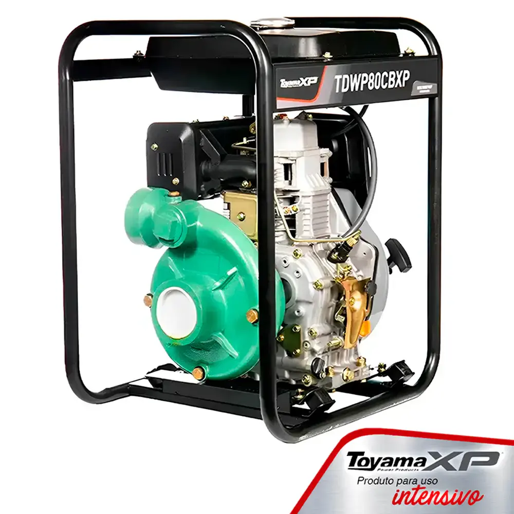 Bomba Diesel 3 x 3 Pol 10.5 HP Centrífuga 116-037 TOYAMA XP — fotografia 2