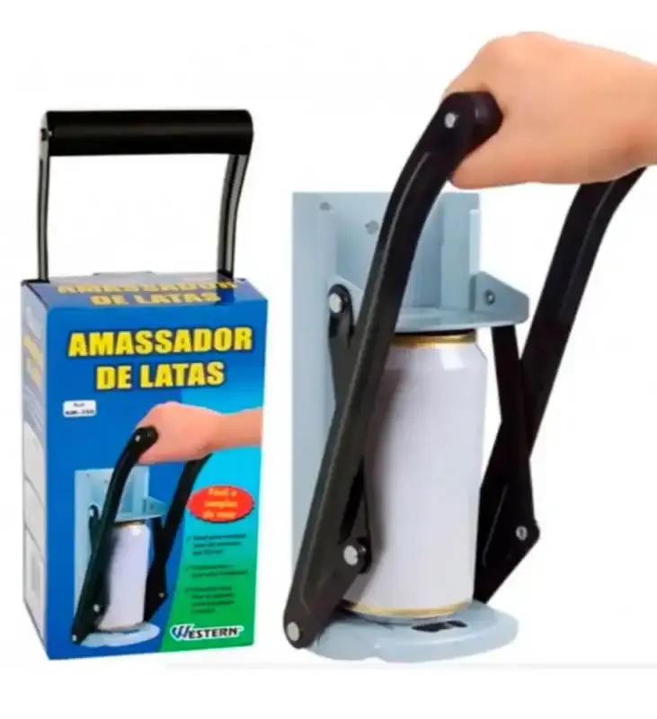 Amassador de latinhas de alumínio 350 ML AM-350 Western