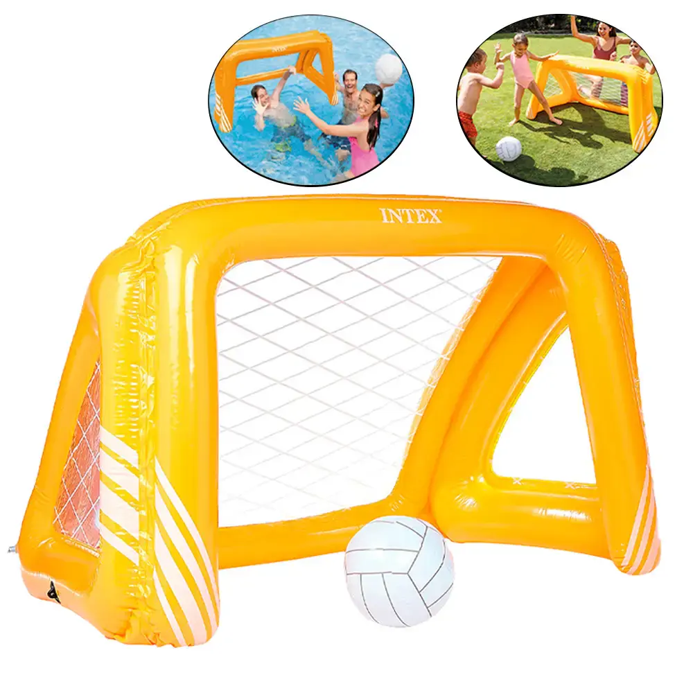 Kit trave polo aquático para piscina com bola e rede 5850799 Intex
