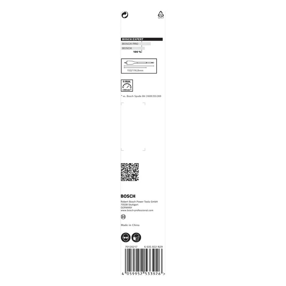 Broca para madeira Bosch EXPERT Self Cut Speed 19 x 152mm — fotografia 4
