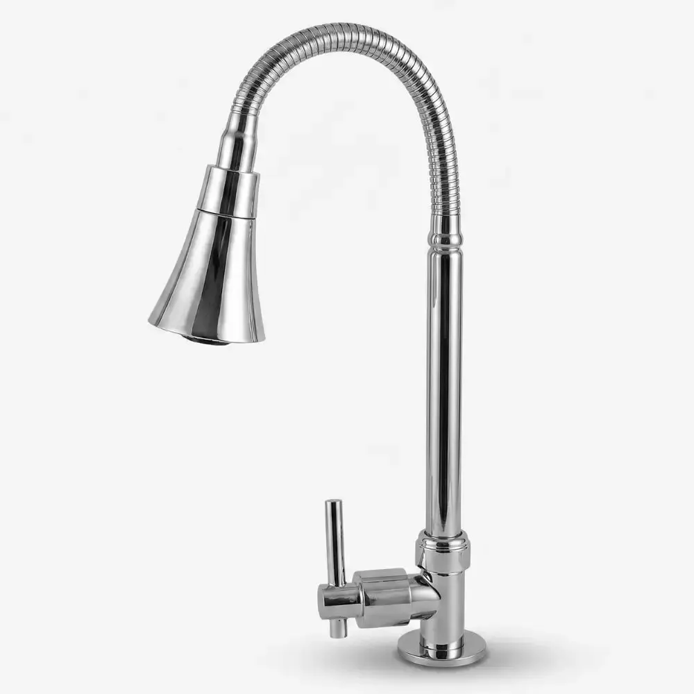 Torneira flexível gourmet para cozinha 2 jatos 56CM ABS e aço inox casa LYS