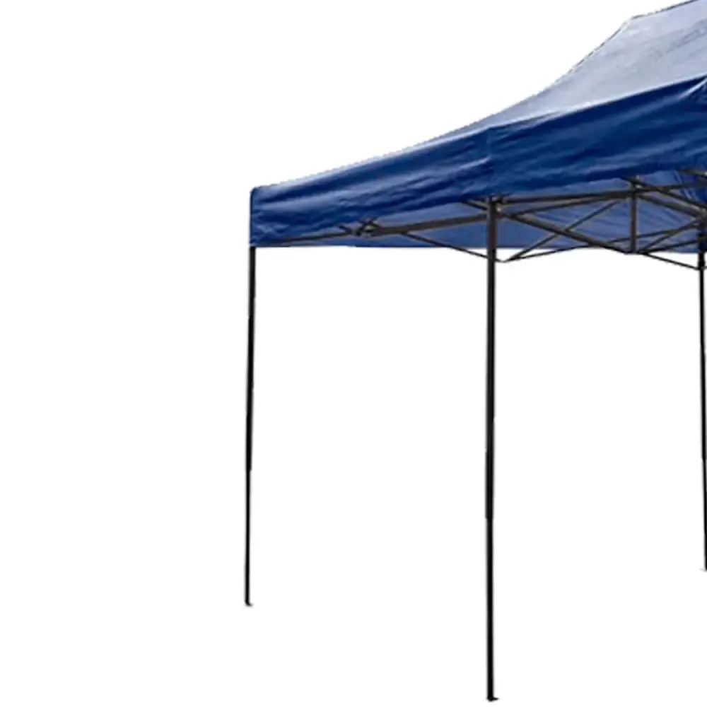 Tenda gazebo 3 x 6 metros em aço dobrável várias cores BEL Azul Belfix — fotografia 9