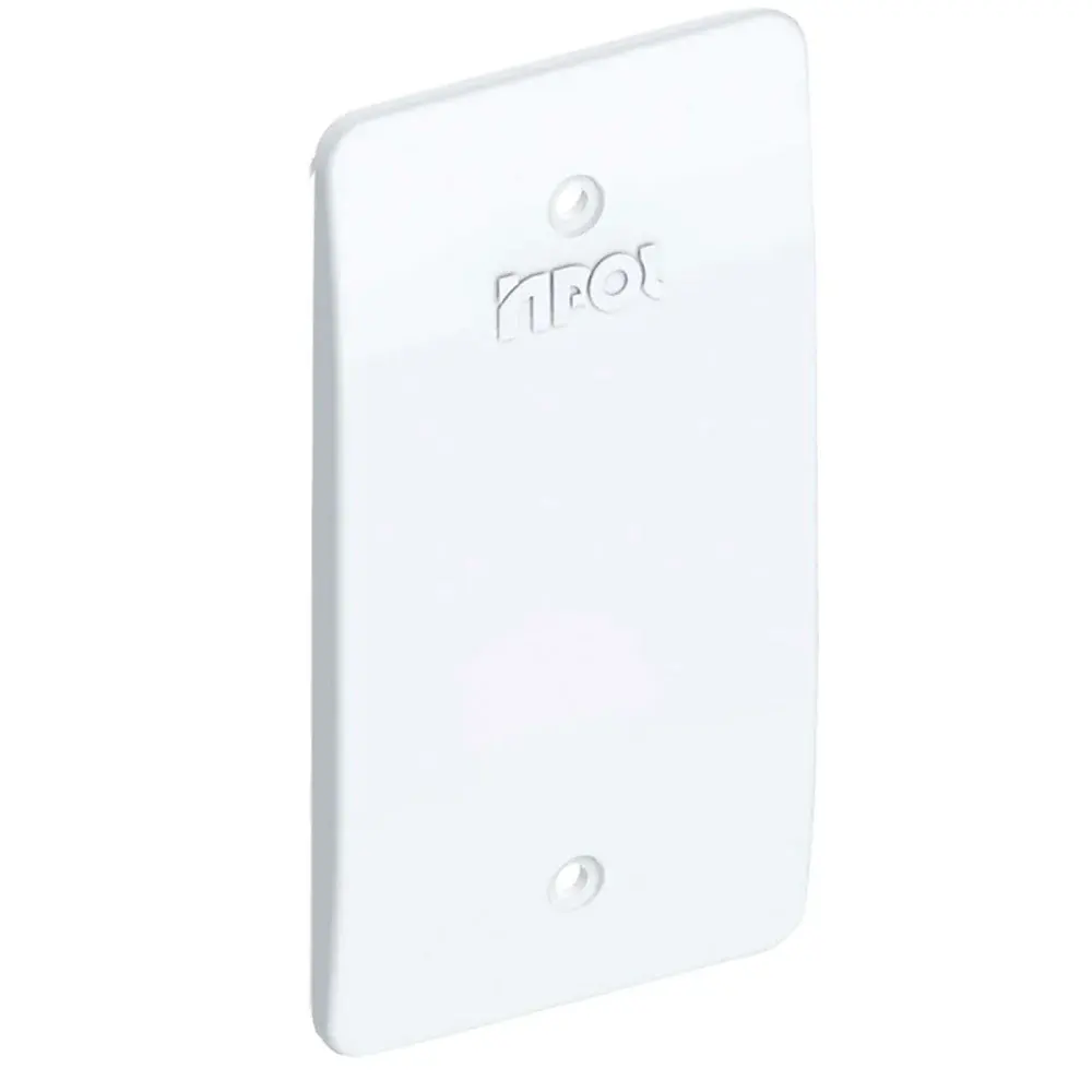 Tampa de interruptor pvc 1 cega branca Inpol