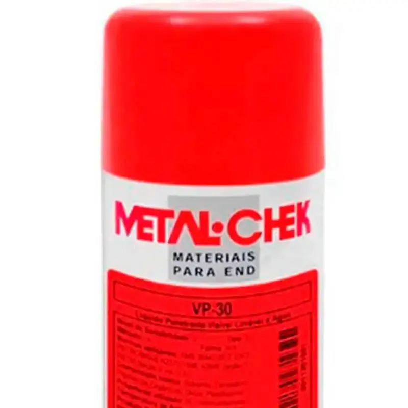 Líquido penetrante vísivel para tricas VP-30 spray aerosol 230 GR Metal-chek — fotografia 2