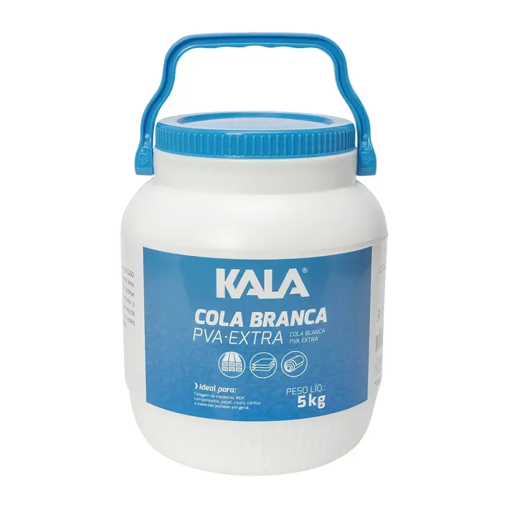 Adesivo cola branca pva extra 5KG Kala — fotografia 2