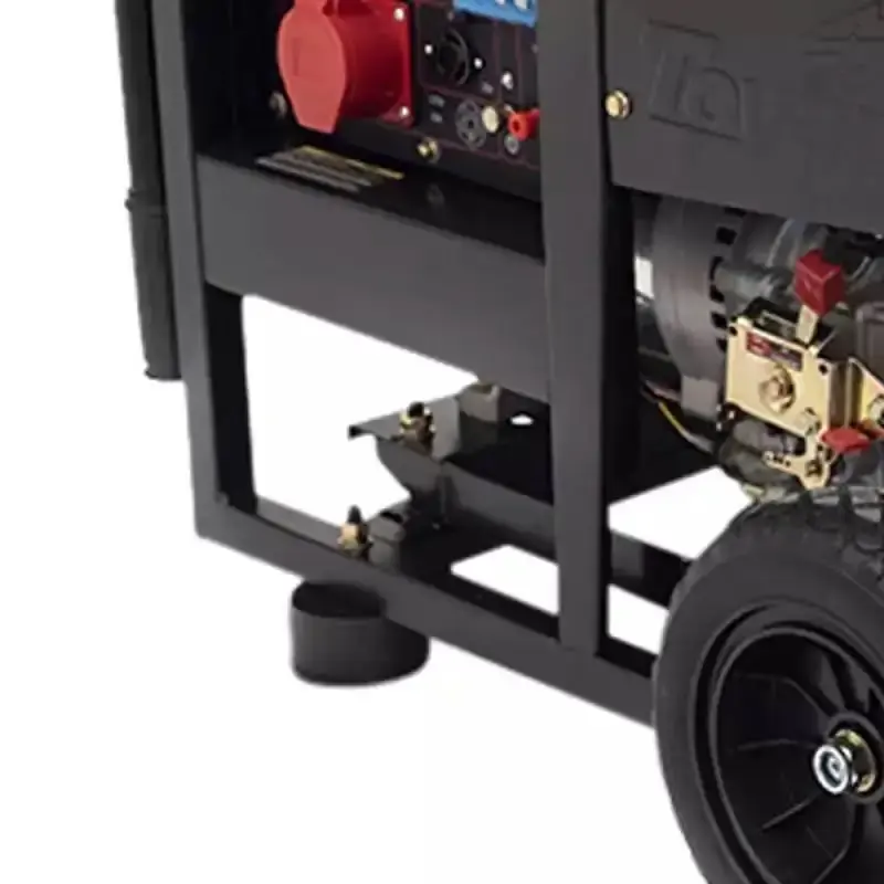Gerador energia diesel 7.5KVA trifásico TDG8500E3DXP + painel automático ATS-T9-220 Toyama — fotografia 5