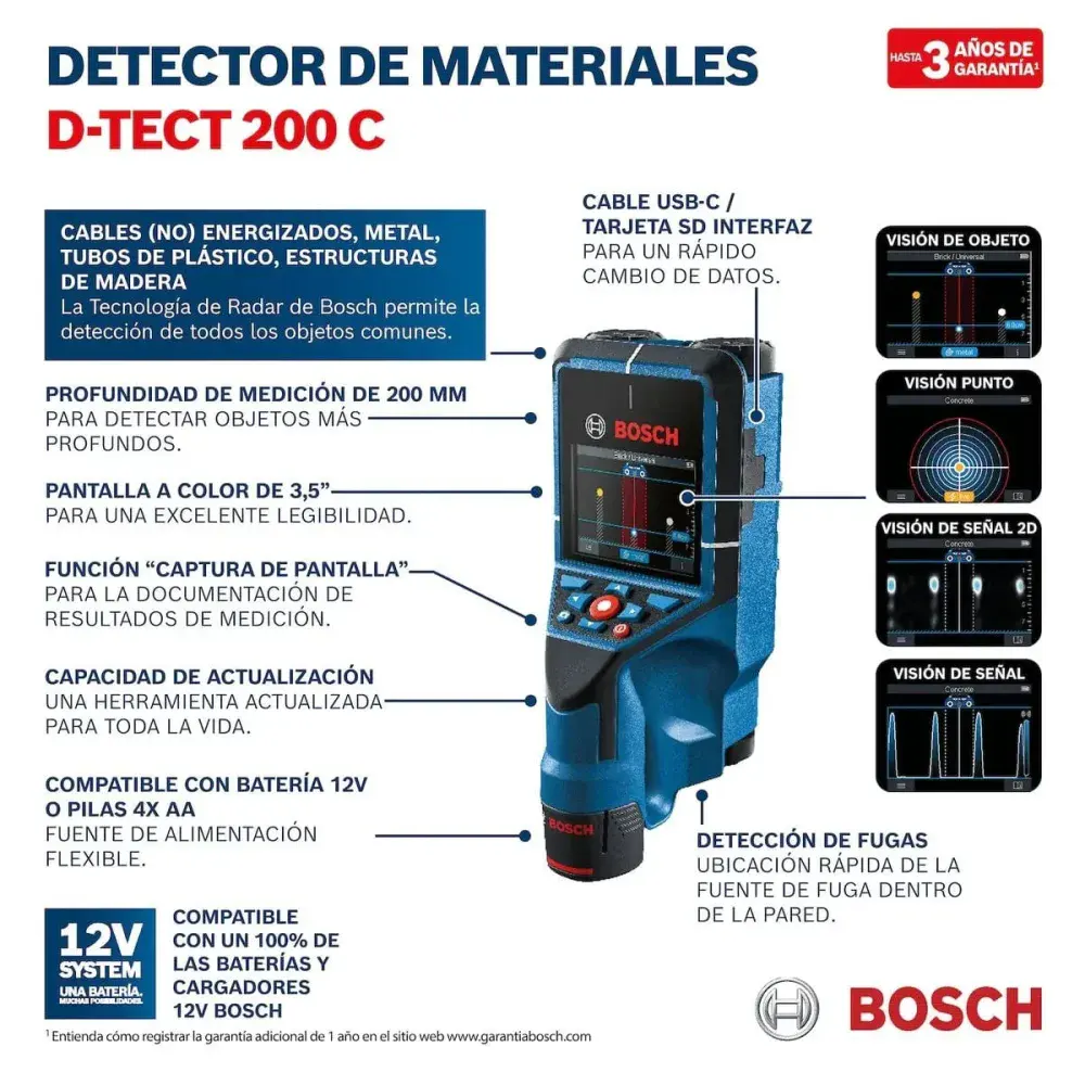 Detector materiais d-tect 200 c Bosch — fotografia 8